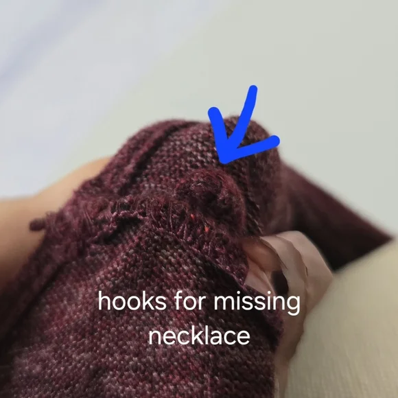 Tacera | 2X | Burgundy & Black Animal Print Bell Sleeve Dress - Picture 6 of 9